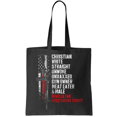 Christian White Straight Unwoke Unvaxxed Gun Owner Bag