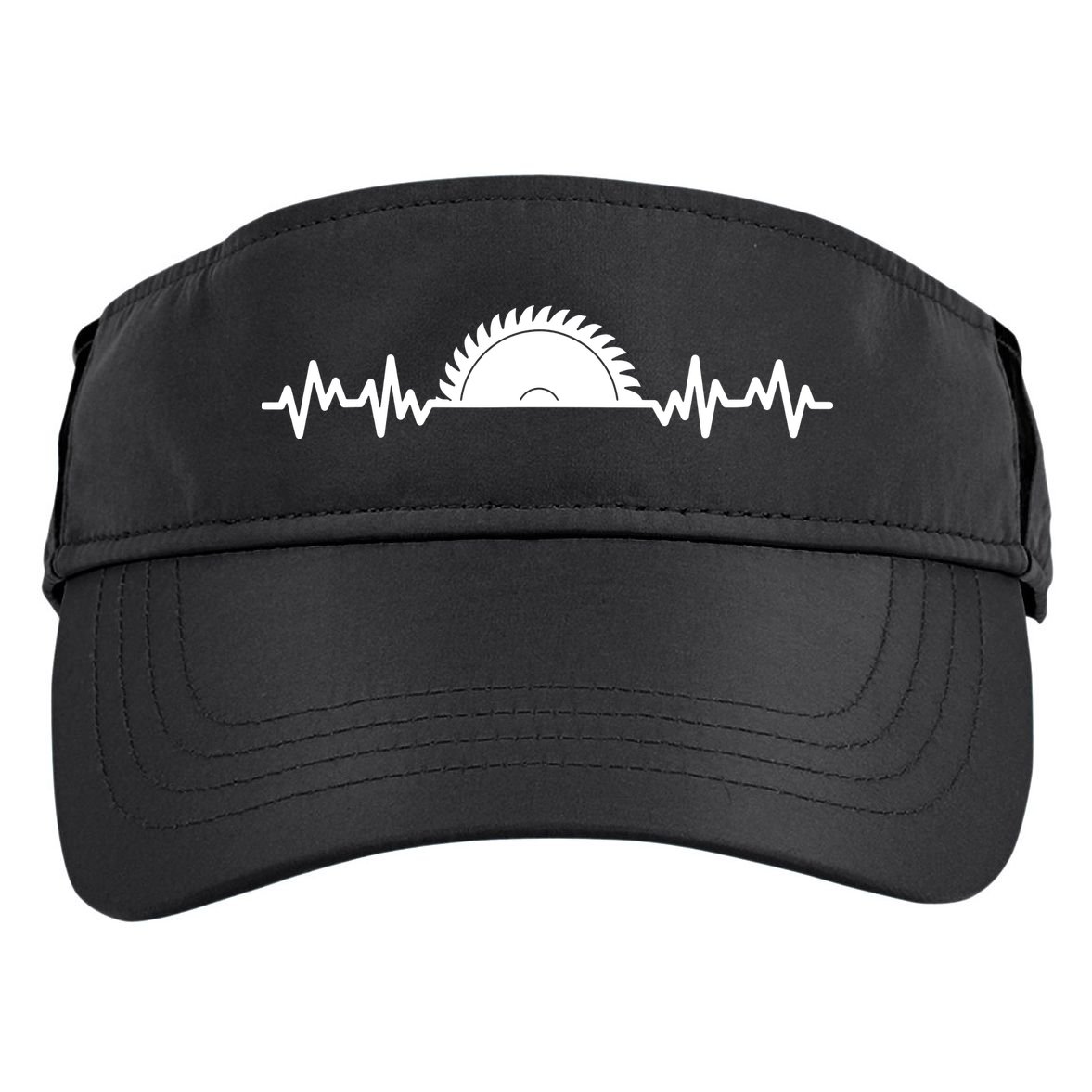 Carpenter Woodworking Saw Heartbeat Adult Drive Performance Visor