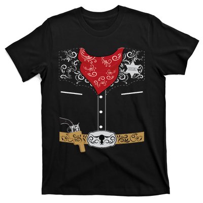 Cute Western Sheriff Costume For Kids Easy Halloween T-Shirt