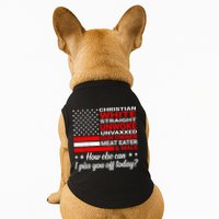 Christian White Straight Unwoke Unvaxxed Gun Owner Doggie Tank