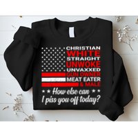 Christian White Straight Unwoke Unvaxxed Gun Owner Sweatshirt