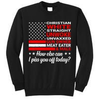 Christian White Straight Unwoke Unvaxxed Gun Owner Tall Sweatshirt