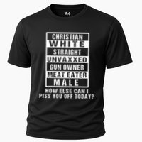 Christian White Straight Republican Unvaxxed Gun Owner Cooling Performance Crew T-Shirt