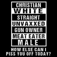Christian White Straight Republican Unvaxxed Gun Owner Cooling Performance Crew T-Shirt