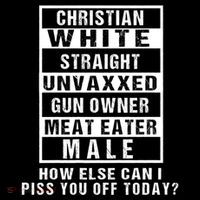 Christian White Straight Republican Unvaxxed Gun Owner Flatbill Hat