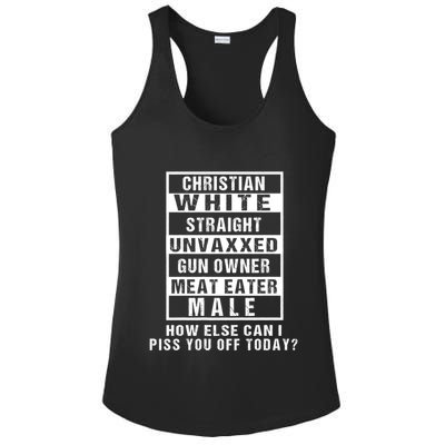 Christian White Straight Republican Unvaxxed Gun Owner Ladies PosiCharge Competitor Racerback Tank