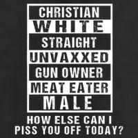 Christian White Straight Republican Unvaxxed Gun Owner Golf Towel