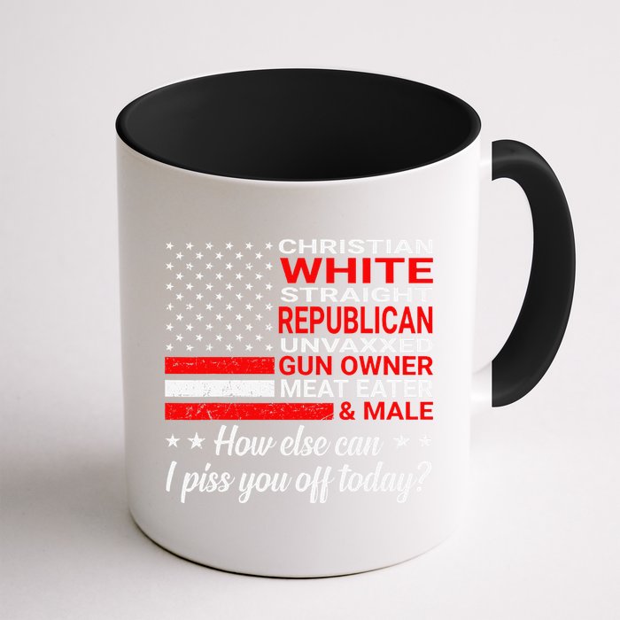 Christian White Straight Republican Unvaxxed Gun Owner Mug