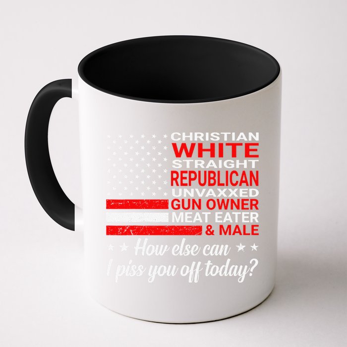 Christian White Straight Republican Unvaxxed Gun Owner Mug