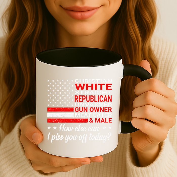 Christian White Straight Republican Unvaxxed Gun Owner Mug
