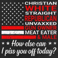 Christian White Straight Republican Unvaxxed Gun Owner 11oz C Handle Ceramic Mug