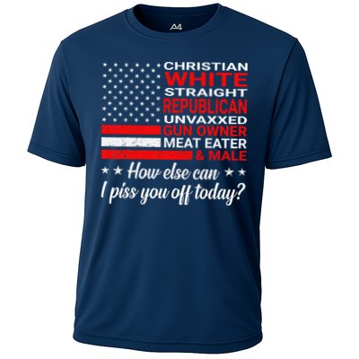 Christian White Straight Republican Unvaxxed Gun Owner Performance Shirt
