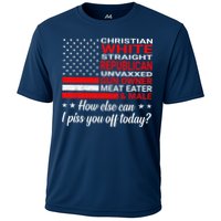Christian White Straight Republican Unvaxxed Gun Owner Cooling Performance Crew T-Shirt