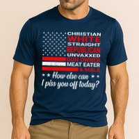 Christian White Straight Republican Unvaxxed Gun Owner Cooling Performance Crew T-Shirt