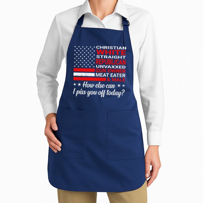 Christian White Straight Republican Unvaxxed Gun Owner Apron