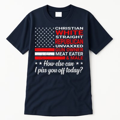 Christian White Straight Republican Unvaxxed Gun Owner Tall T-Shirt
