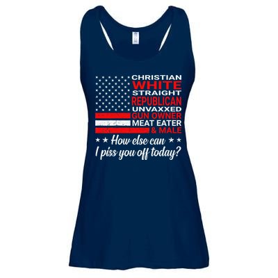 Christian White Straight Republican Unvaxxed Gun Owner Ladies Essential Flowy Tank