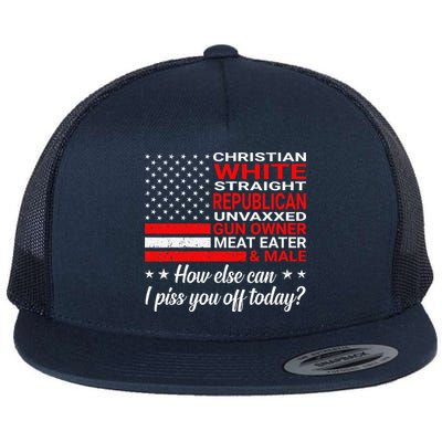 Christian White Straight Republican Unvaxxed Gun Owner Flatbill Hat