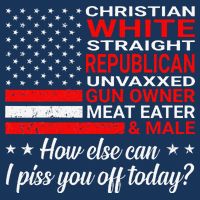 Christian White Straight Republican Unvaxxed Gun Owner 16 in Basic Backpack