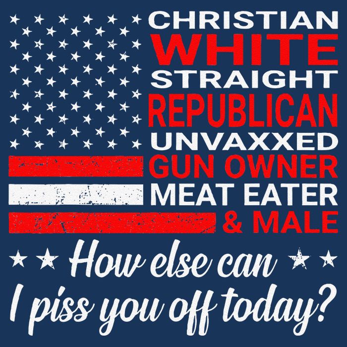 Christian White Straight Republican Unvaxxed Gun Owner 16 in Basic Backpack