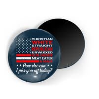 Christian White Straight Republican Unvaxxed Gun Owner Magnet