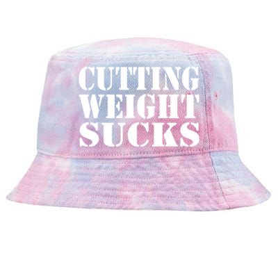 CUTTING WEIGHT SUCKS Wrestler Wrestling Workout Lose Weight Tie-Dyed Bucket Hat