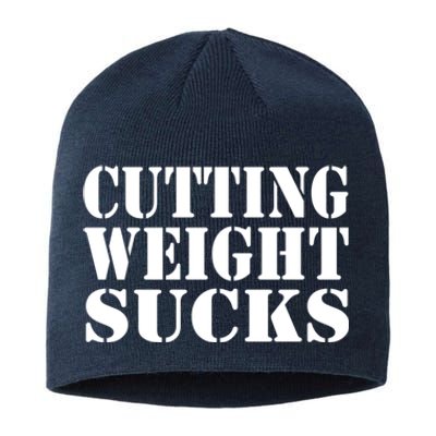 CUTTING WEIGHT SUCKS Wrestler Wrestling Workout Lose Weight Sustainable Beanie