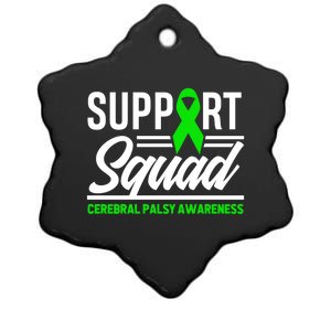 Cp Warrior Support Squad Cerebral Palsy Awareness Gift Ceramic Star Ornament