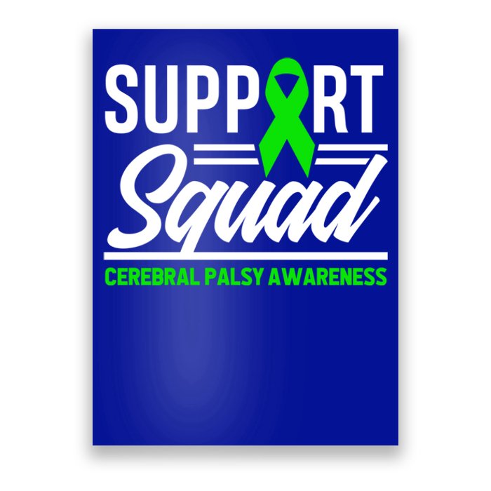 Cp Warrior Support Squad Cerebral Palsy Awareness Gift Poster