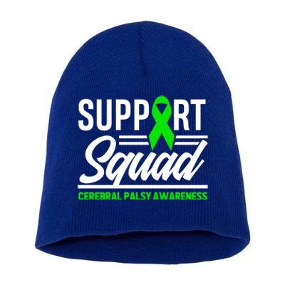 Cp Warrior Support Squad Cerebral Palsy Awareness Gift Short Acrylic Beanie