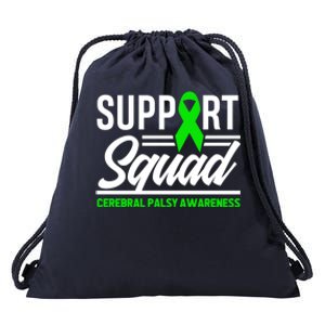 Cp Warrior Support Squad Cerebral Palsy Awareness Gift Drawstring Bag