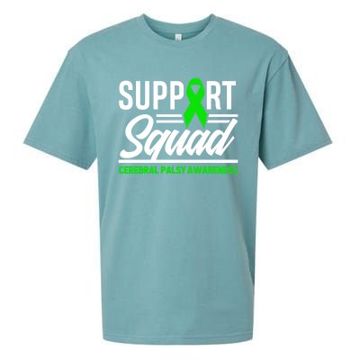 Cp Warrior Support Squad Cerebral Palsy Awareness Gift Sueded Cloud Jersey T-Shirt