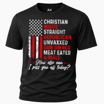 Christian White Straight Republican Unvaxxed Gun Owner Meat Performance Shirt