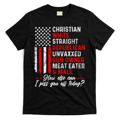 Christian White Straight Republican Unvaxxed Gun Owner Meat T-Shirt