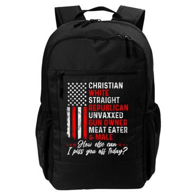 Christian White Straight Republican Unvaxxed Gun Owner Meat Backpack