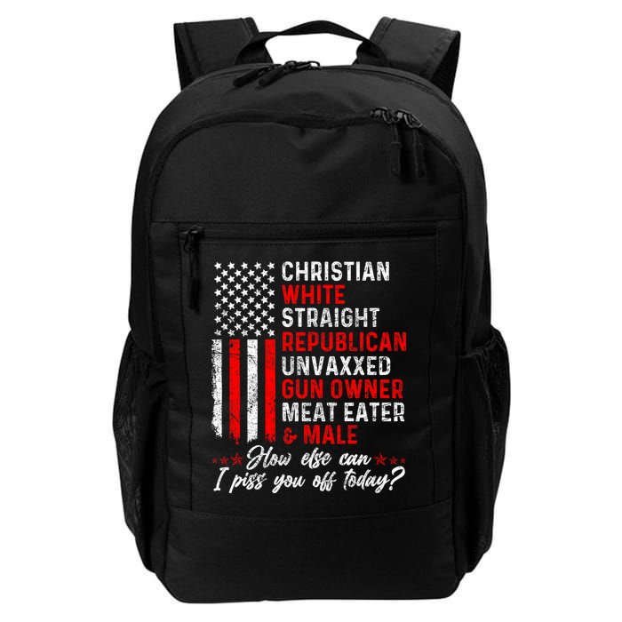 Christian White Straight Republican Unvaxxed Gun Owner Meat Backpack
