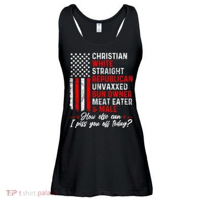 Christian White Straight Republican Unvaxxed Gun Owner Meat Ladies Essential Flowy Tank