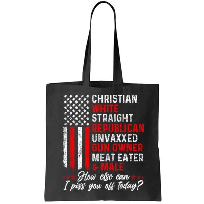 Christian White Straight Republican Unvaxxed Gun Owner Meat Bag