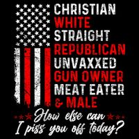Christian White Straight Republican Unvaxxed Gun Owner Meat Wool Snapback Cap