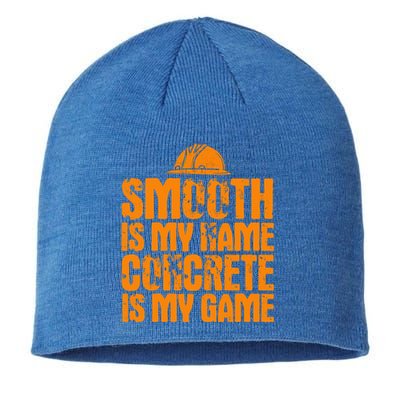 Concrete Worker Smooth Is My Name Vintage Concrete Finisher Gift Sustainable Beanie