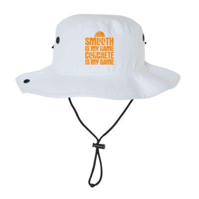 Concrete Worker Smooth Is My Name Vintage Concrete Finisher Gift Legacy Cool Fit Booney Bucket Hat