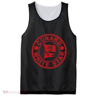 Cunard White Star Line Queen Mary Mesh Reversible Basketball Jersey Tank