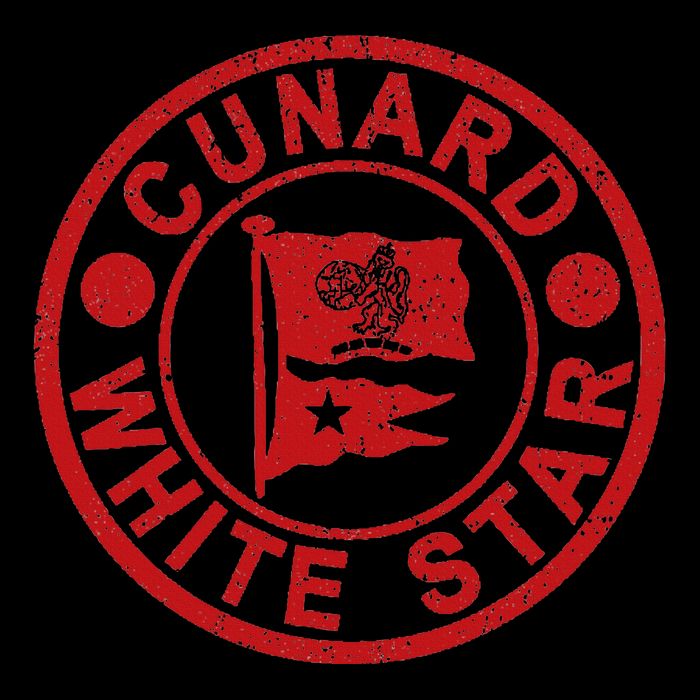 Cunard White Star Line Queen Mary Women's V-Neck T-Shirt