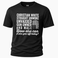 Christian White Straight Republican Unvaxxed Gun Owner Meat Cooling Performance Crew T-Shirt