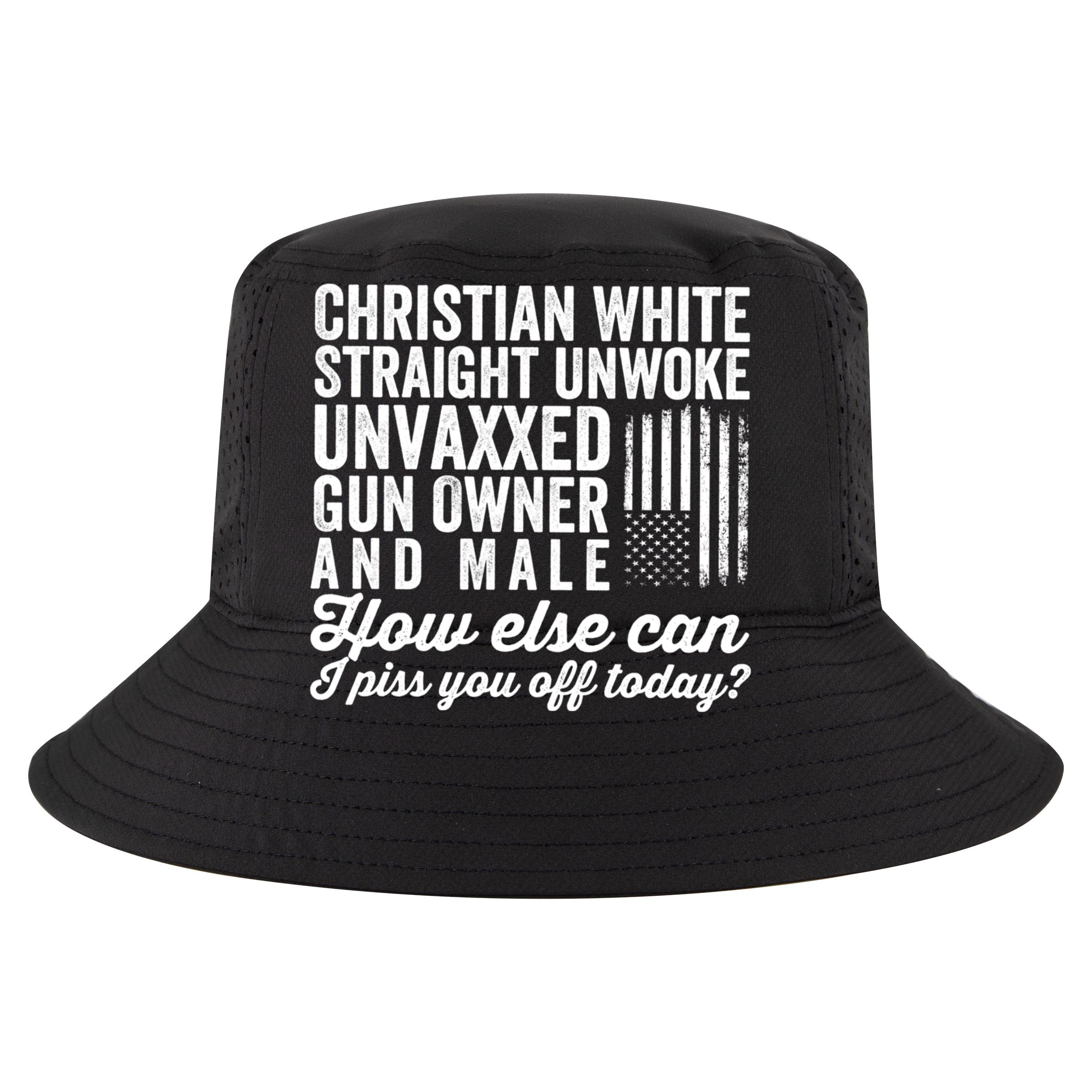 Christian White Straight Republican Unvaxxed Gun Owner Meat Cooling Performance Crew T-Shirt