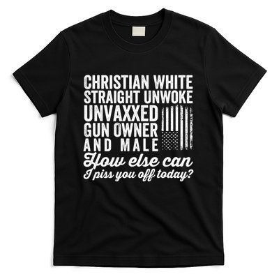 Christian White Straight Republican Unvaxxed Gun Owner Meat T-Shirt