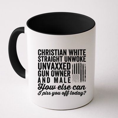 Christian White Straight Republican Unvaxxed Gun Owner Meat Mug