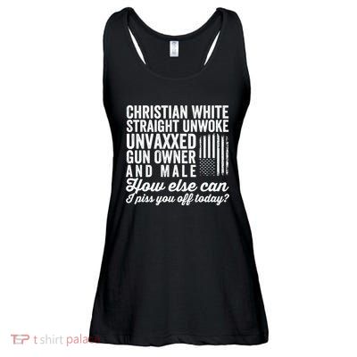 Christian White Straight Republican Unvaxxed Gun Owner Meat Ladies Essential Flowy Tank