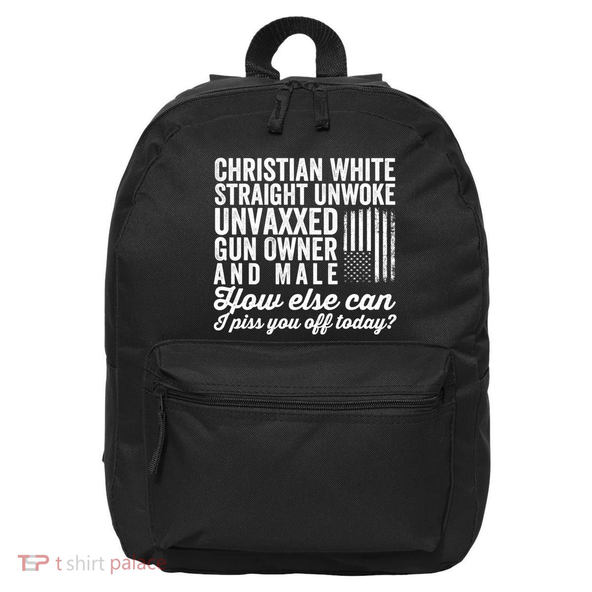 Christian White Straight Republican Unvaxxed Gun Owner Meat 16 in Basic Backpack