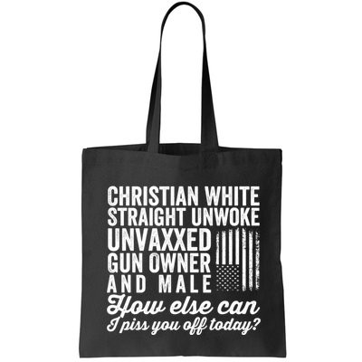 Christian White Straight Republican Unvaxxed Gun Owner Meat Bag
